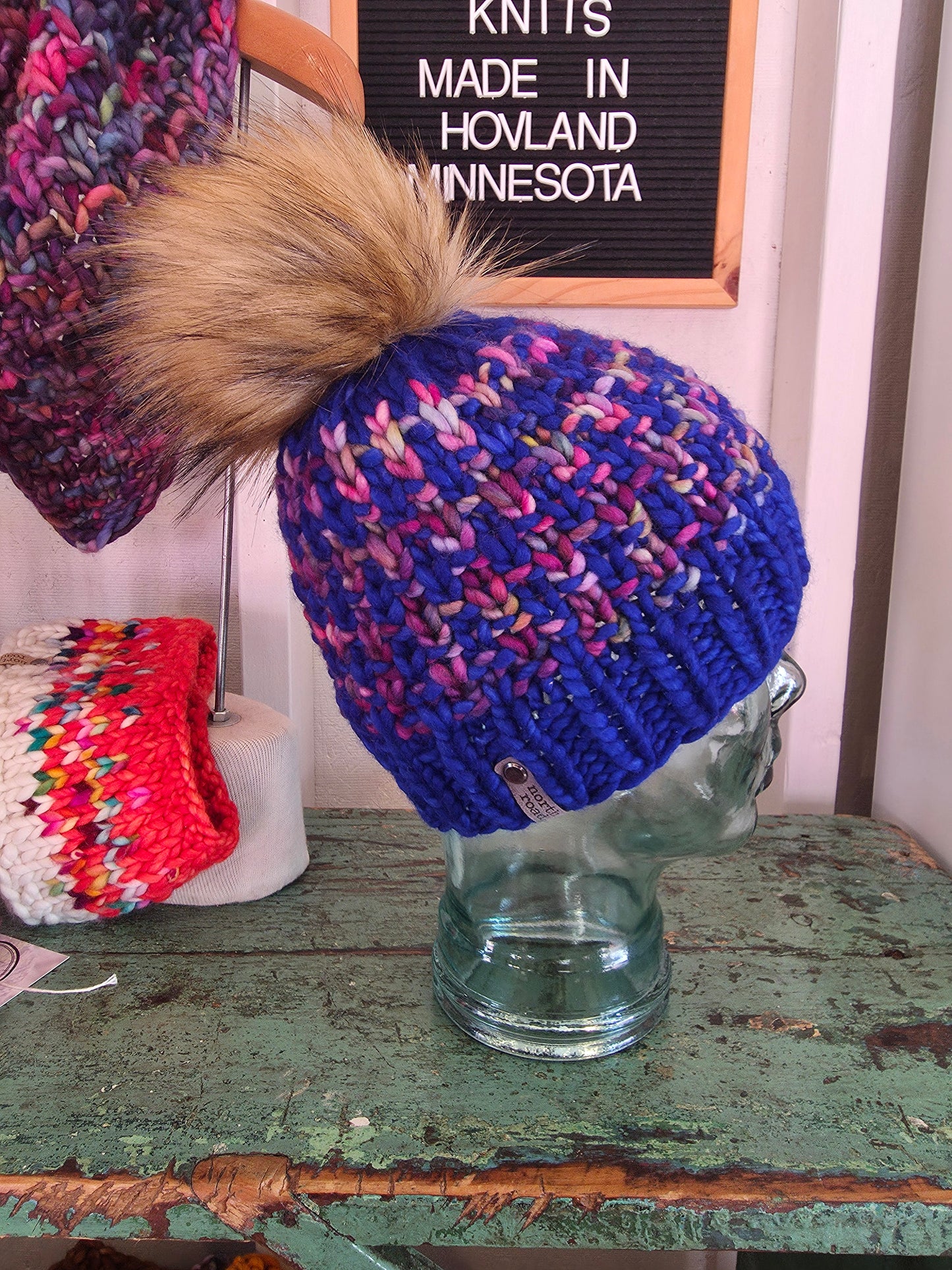 Merino Wool Pom Hat