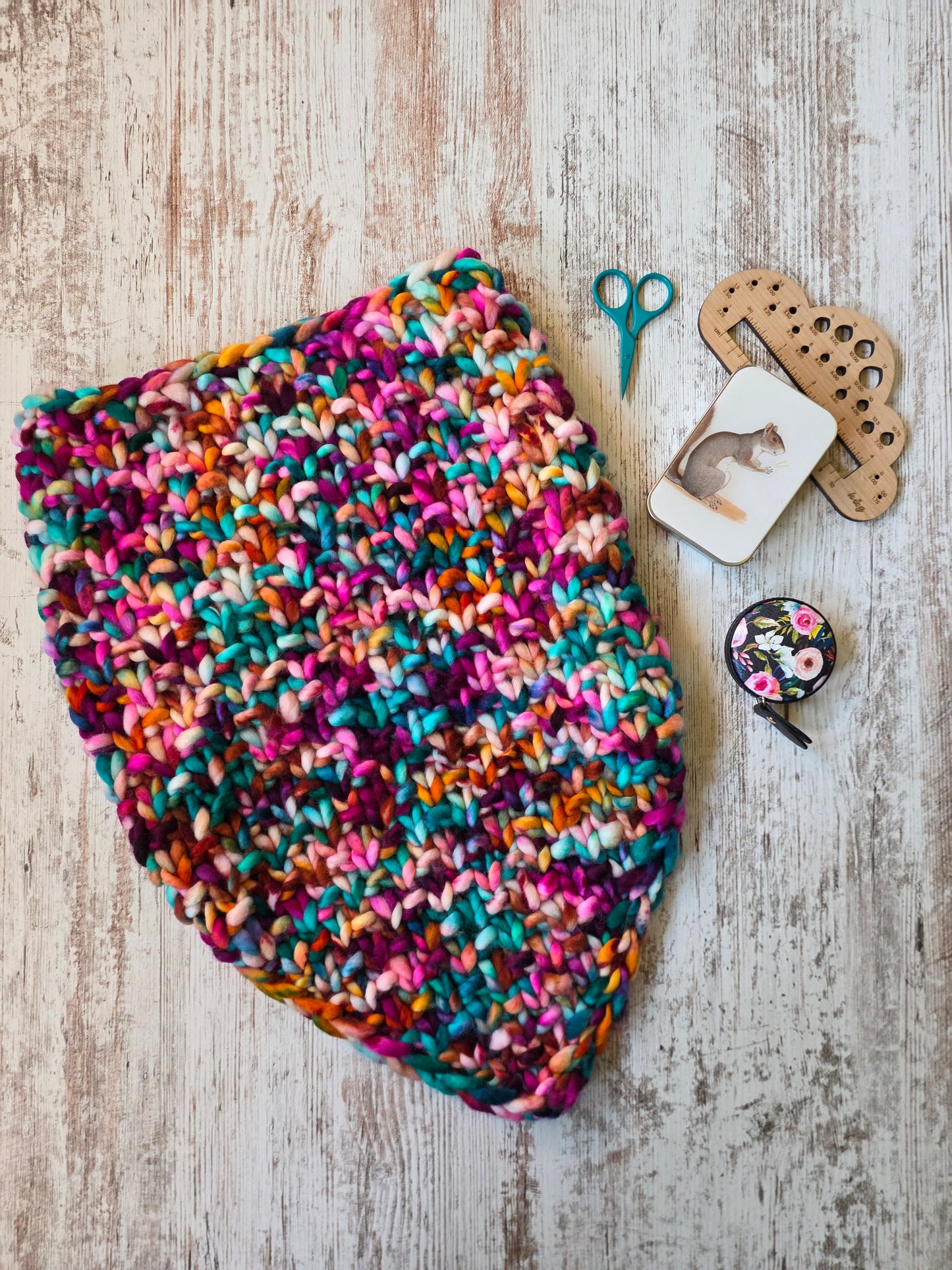 Merino Wool Bandana Cowl