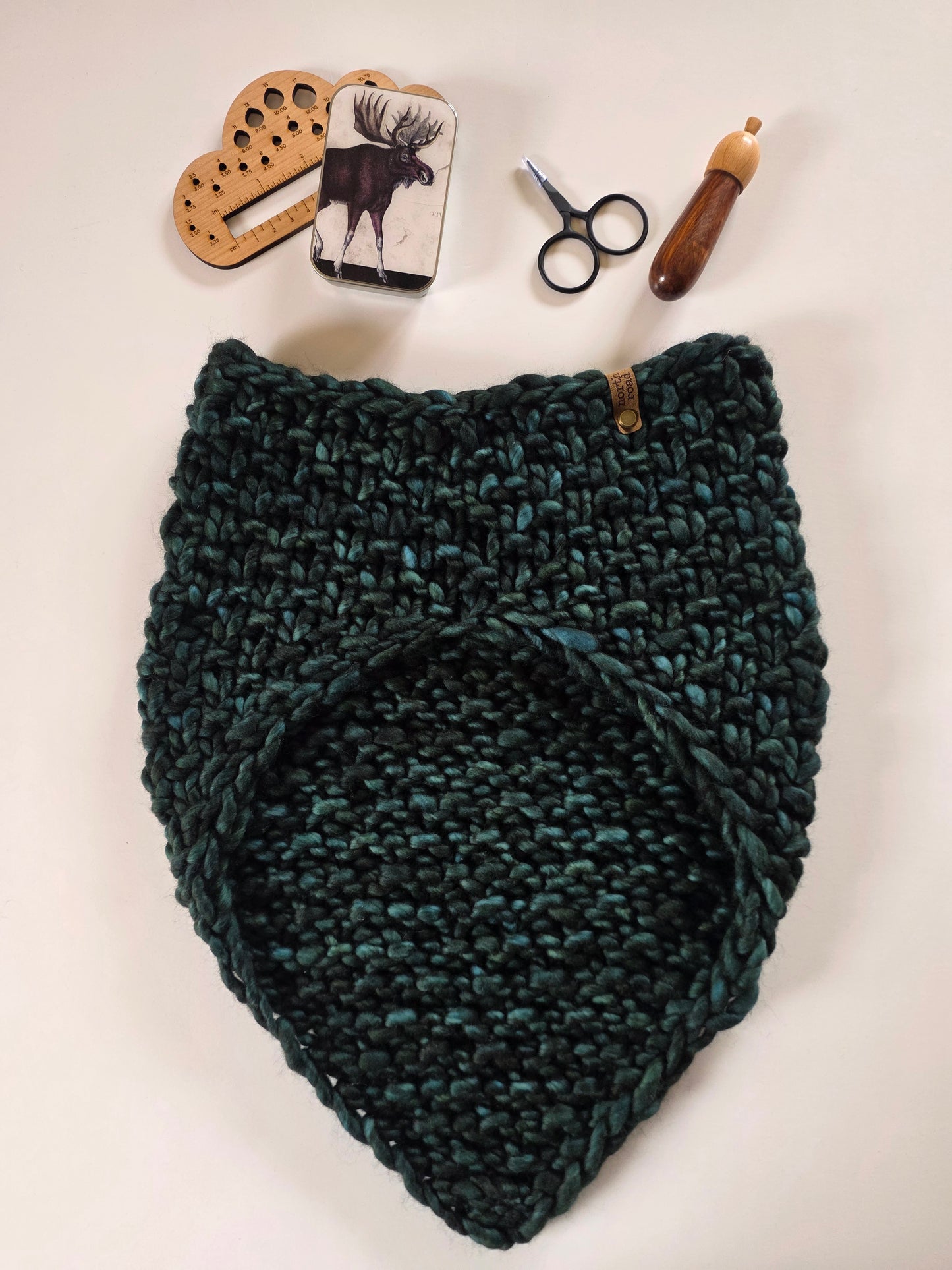 Merino Wool Bandana Cowl