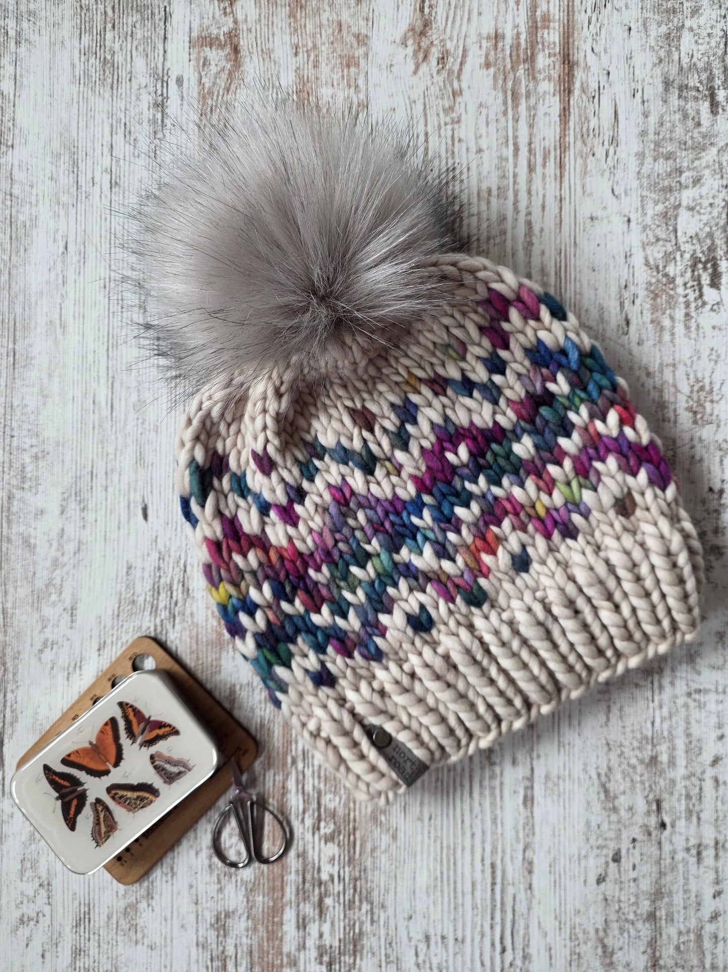 Merino Wool Pom Hat