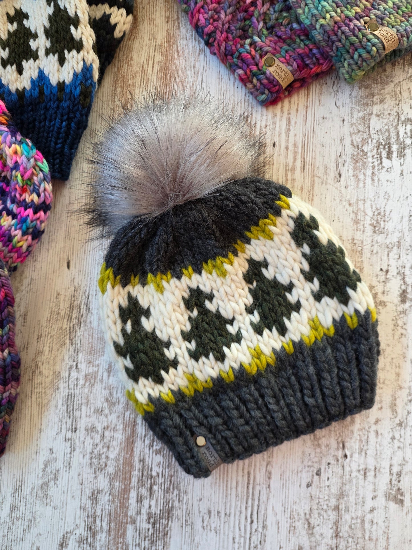 Merino Wool Pom Hat
