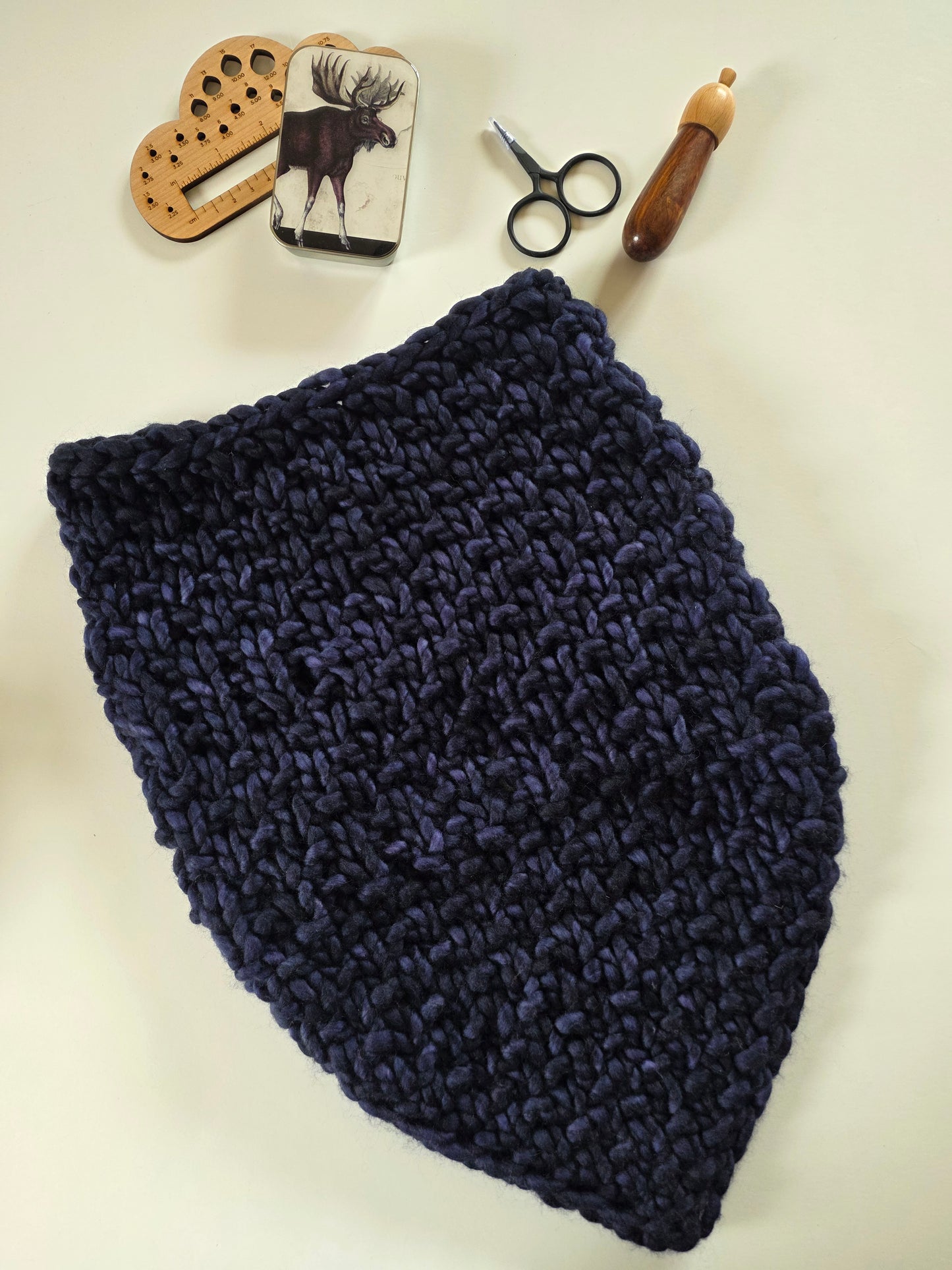 Merino Wool Bandana Cowl