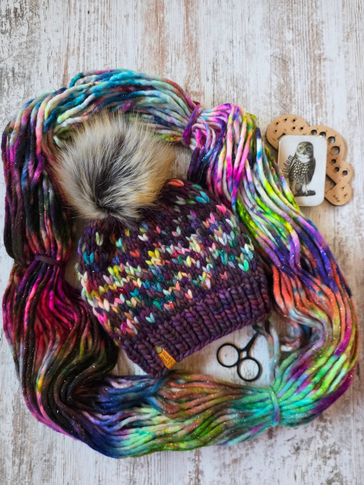 Merino Wool Pom Hat