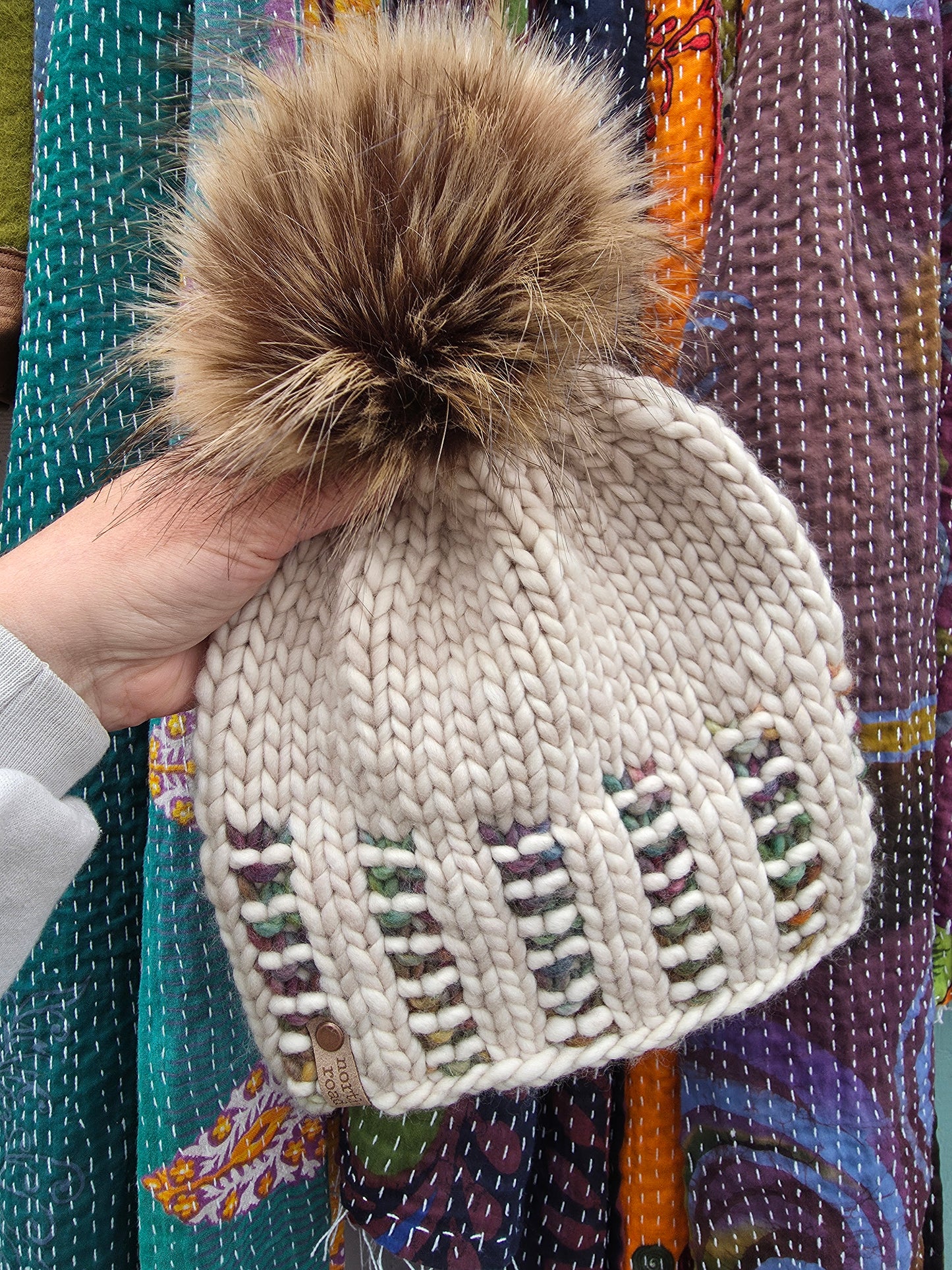 Merino Wool Pom Hat