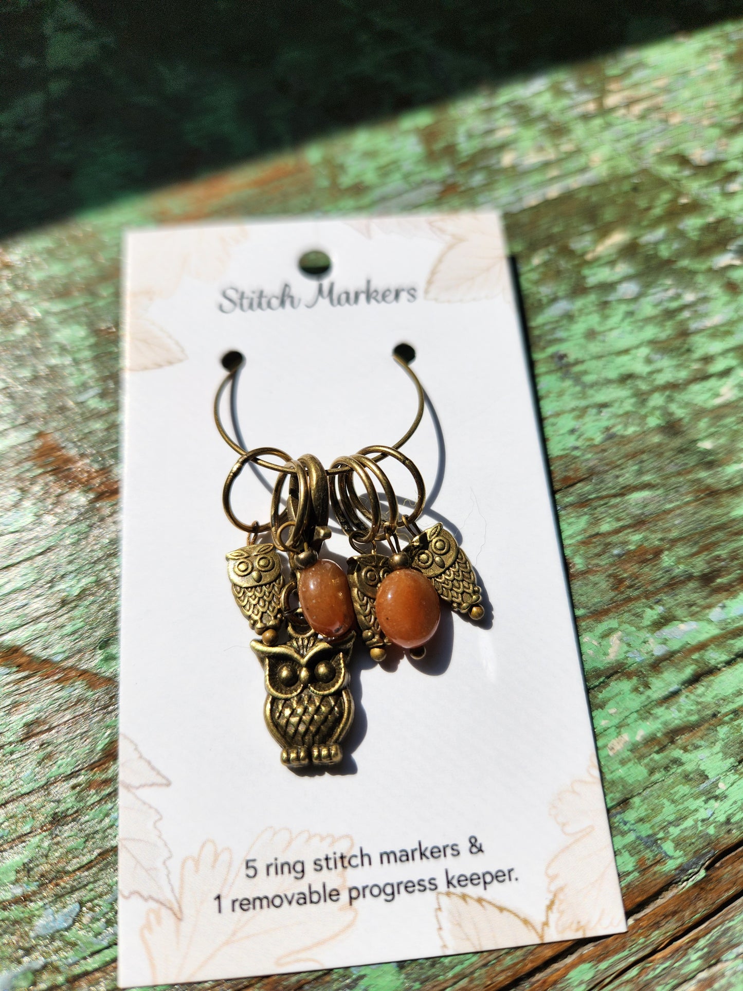 Woodland Stitch Marker Set (Owl)