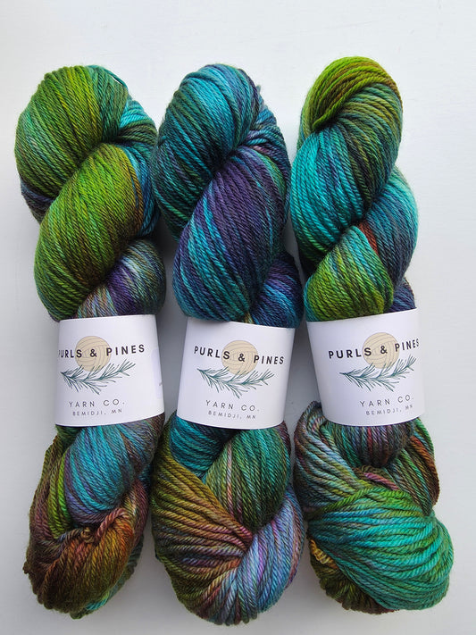 Purls & Pines | Worsted | Dancing Lights