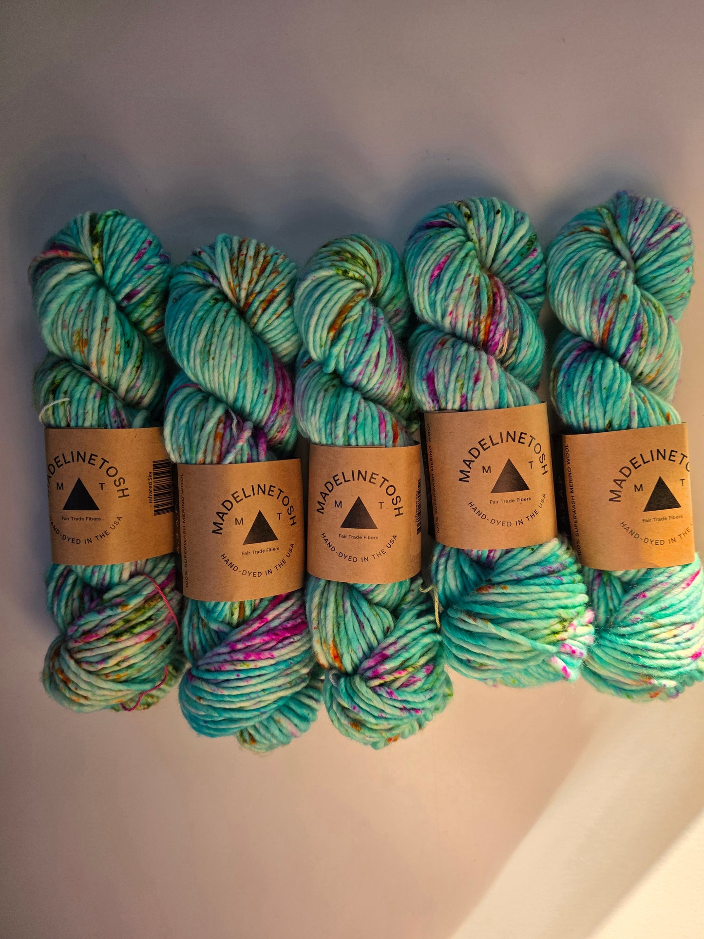 Madelinetosh Yarn | A.S.A.P. | Infrared Sky