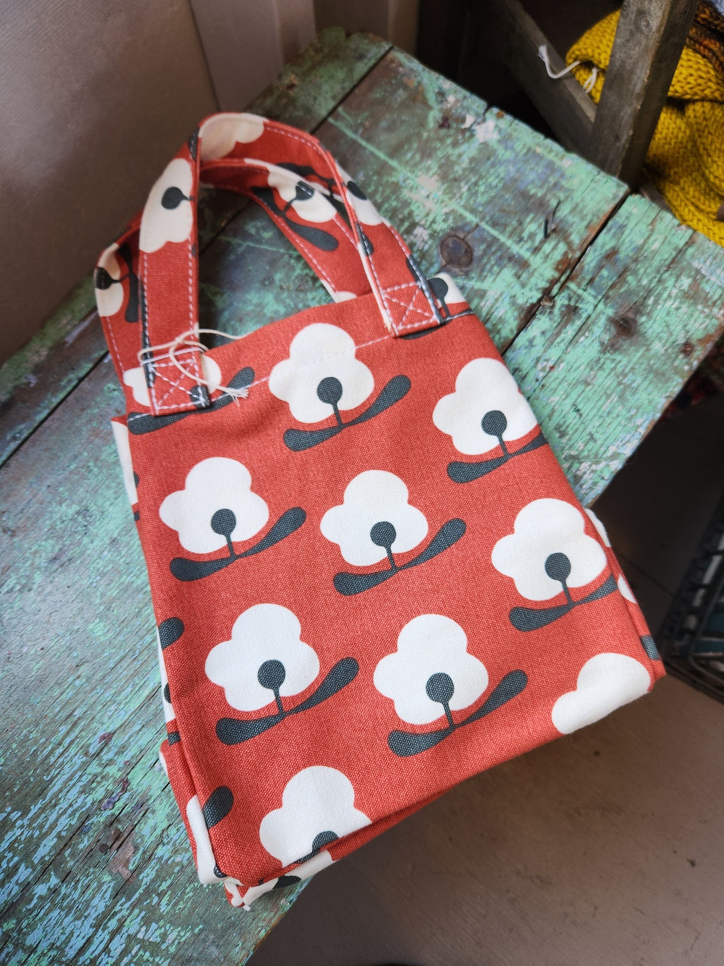 Knitting Project Bag, Lunch Tote, Enid