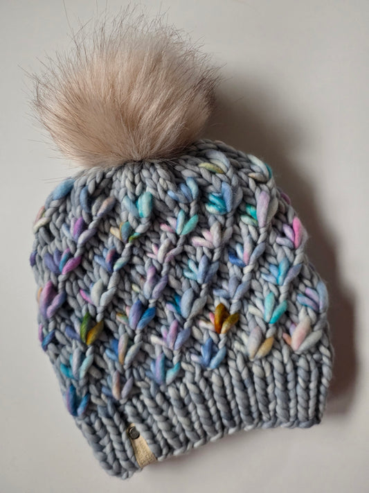Merino Wool Pom Hat