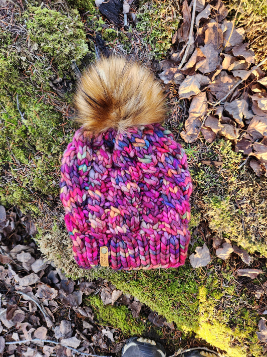 Merino Wool Pom Hat