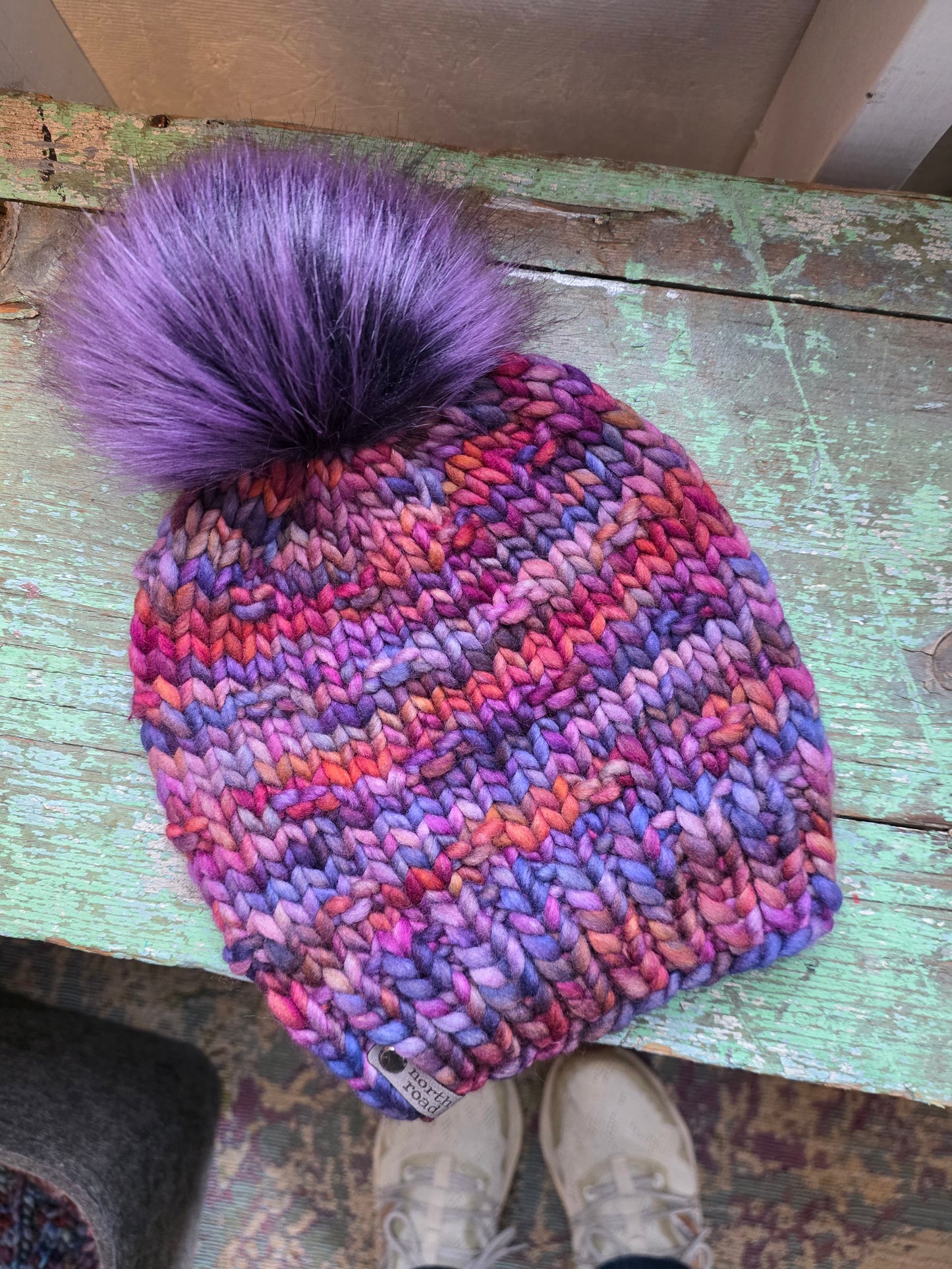 Merino Wool Pom Hat