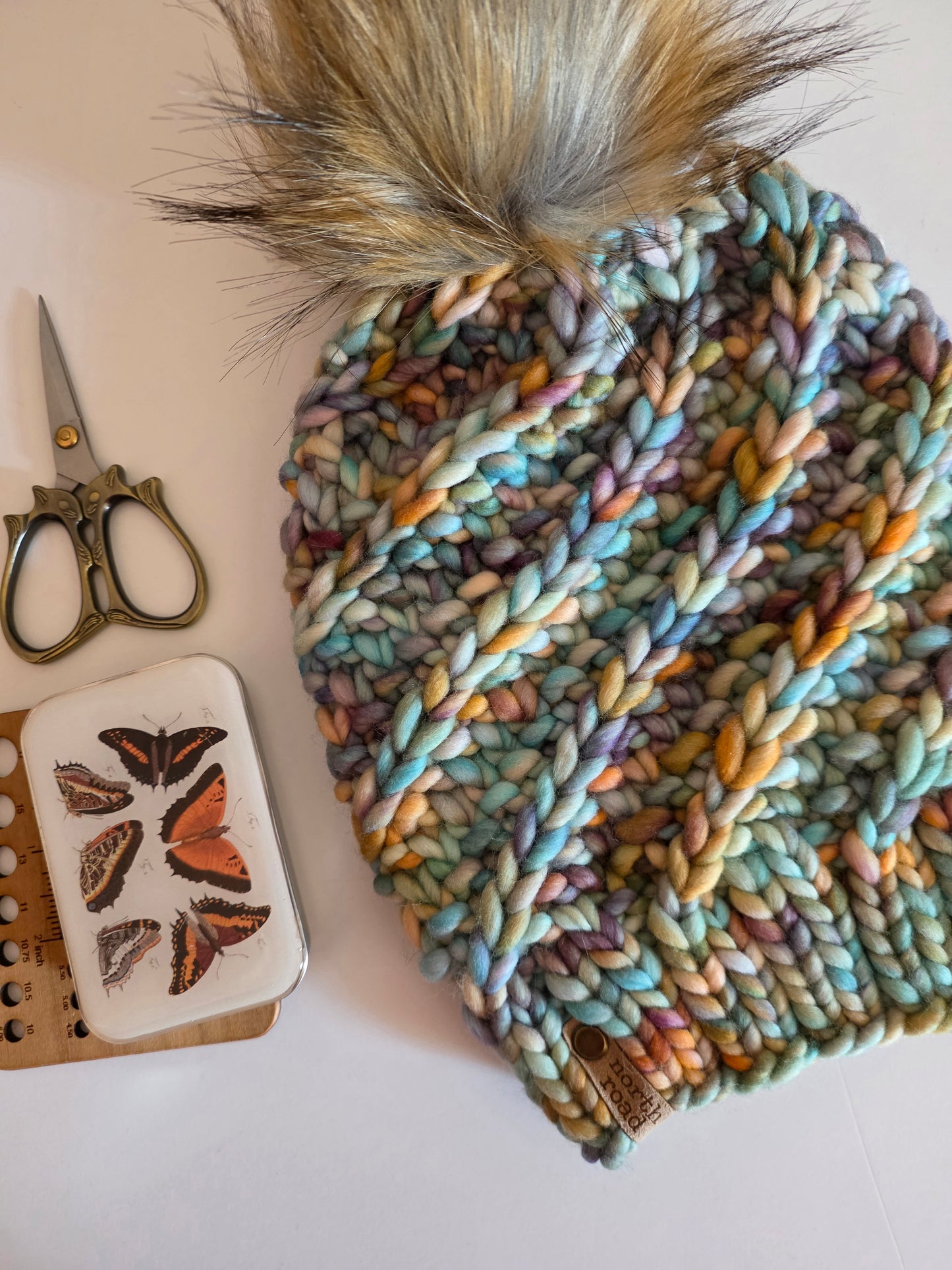 Merino Wool Pom Hat