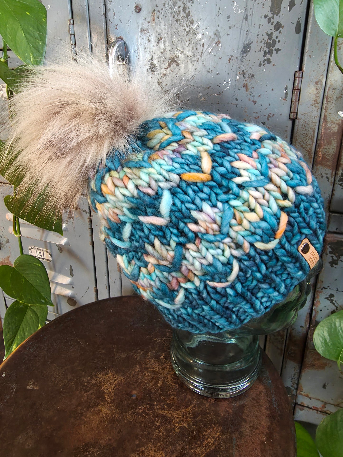 Merino Wool Pom Hat