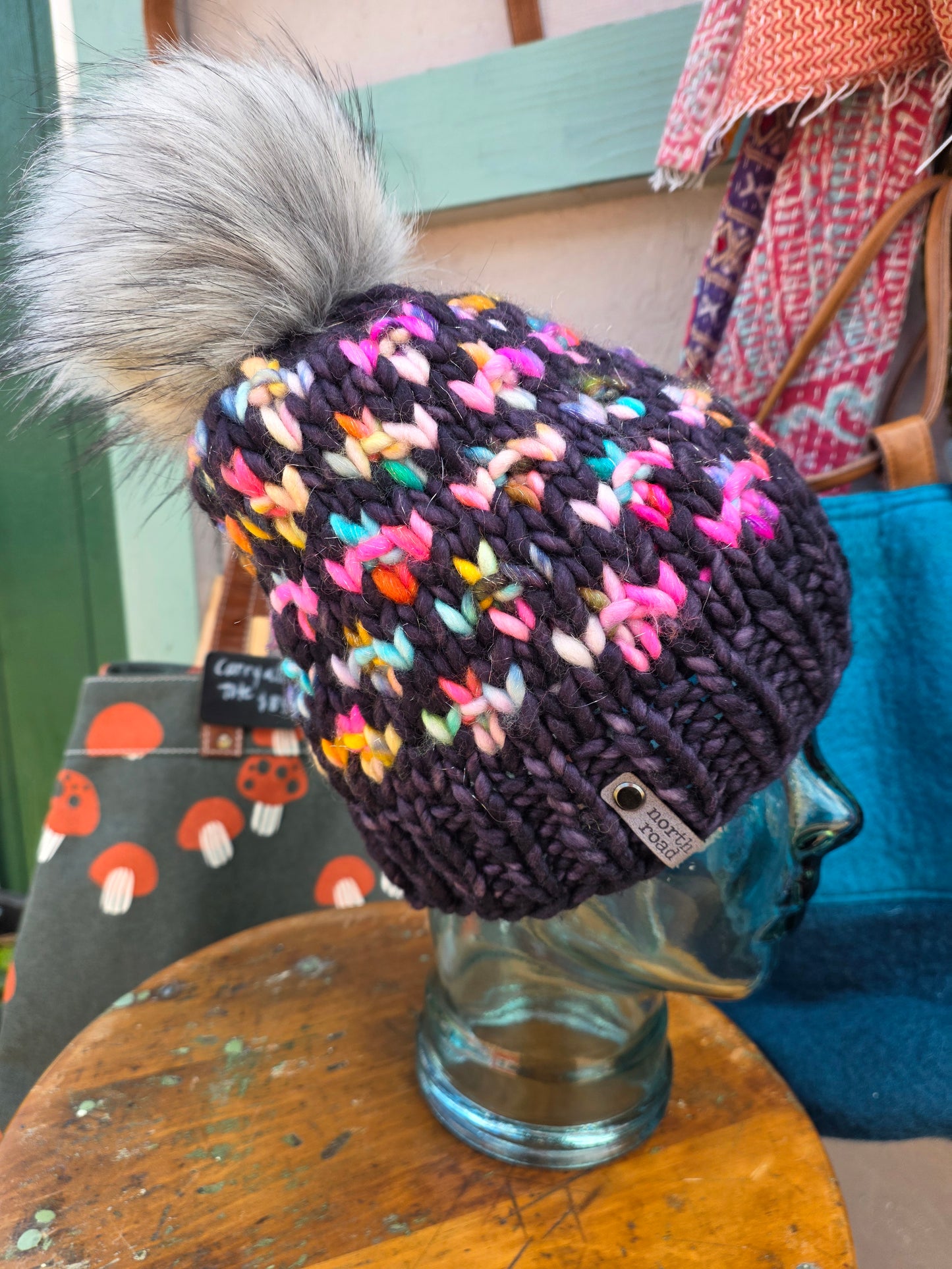 Merino Wool Pom Hat