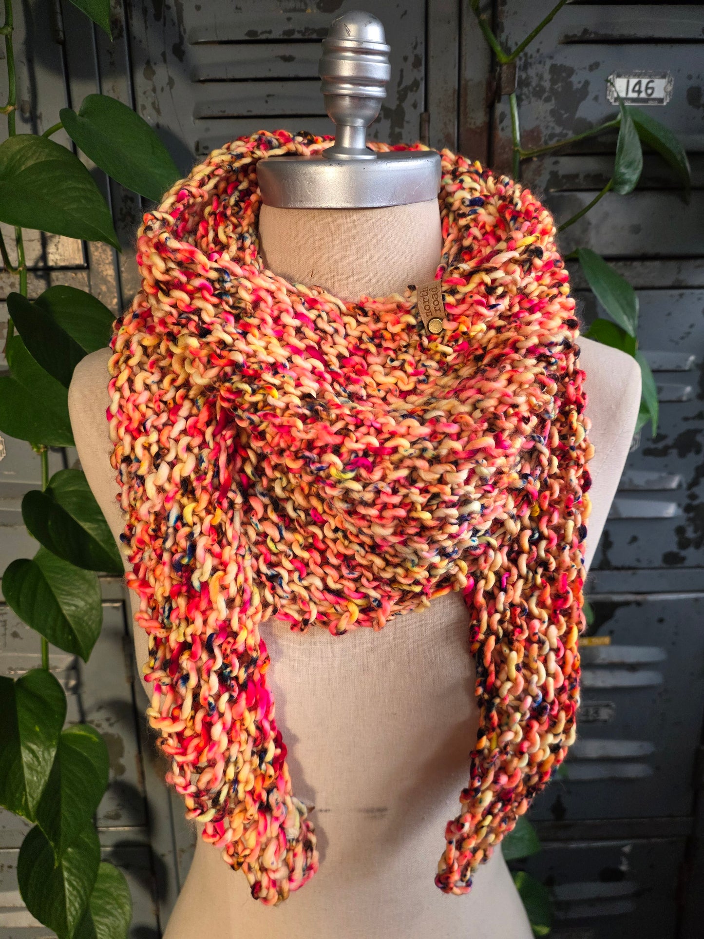 Merino Wool Sugarloaf Shawl