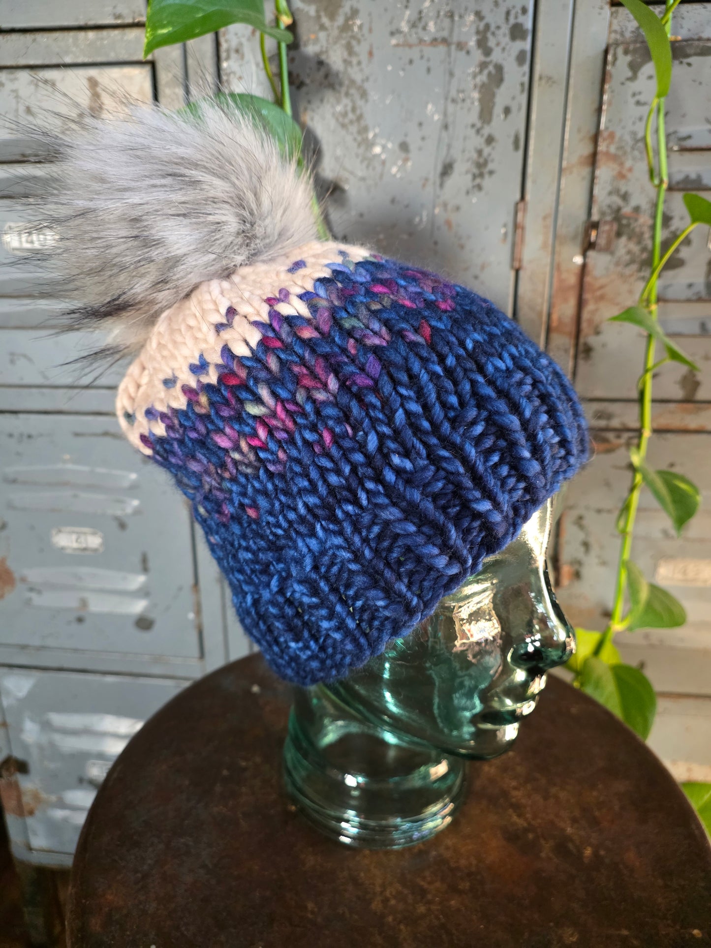 Merino Wool Pom Hat