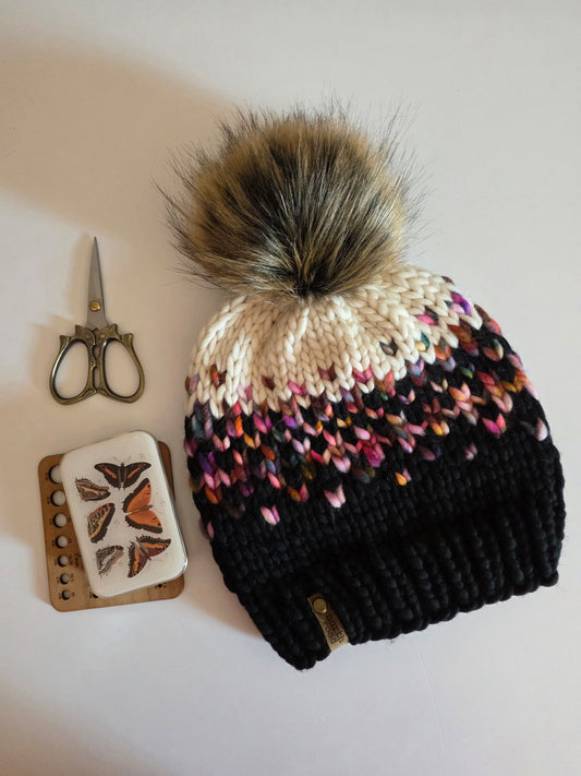 Merino Wool Pom Hat