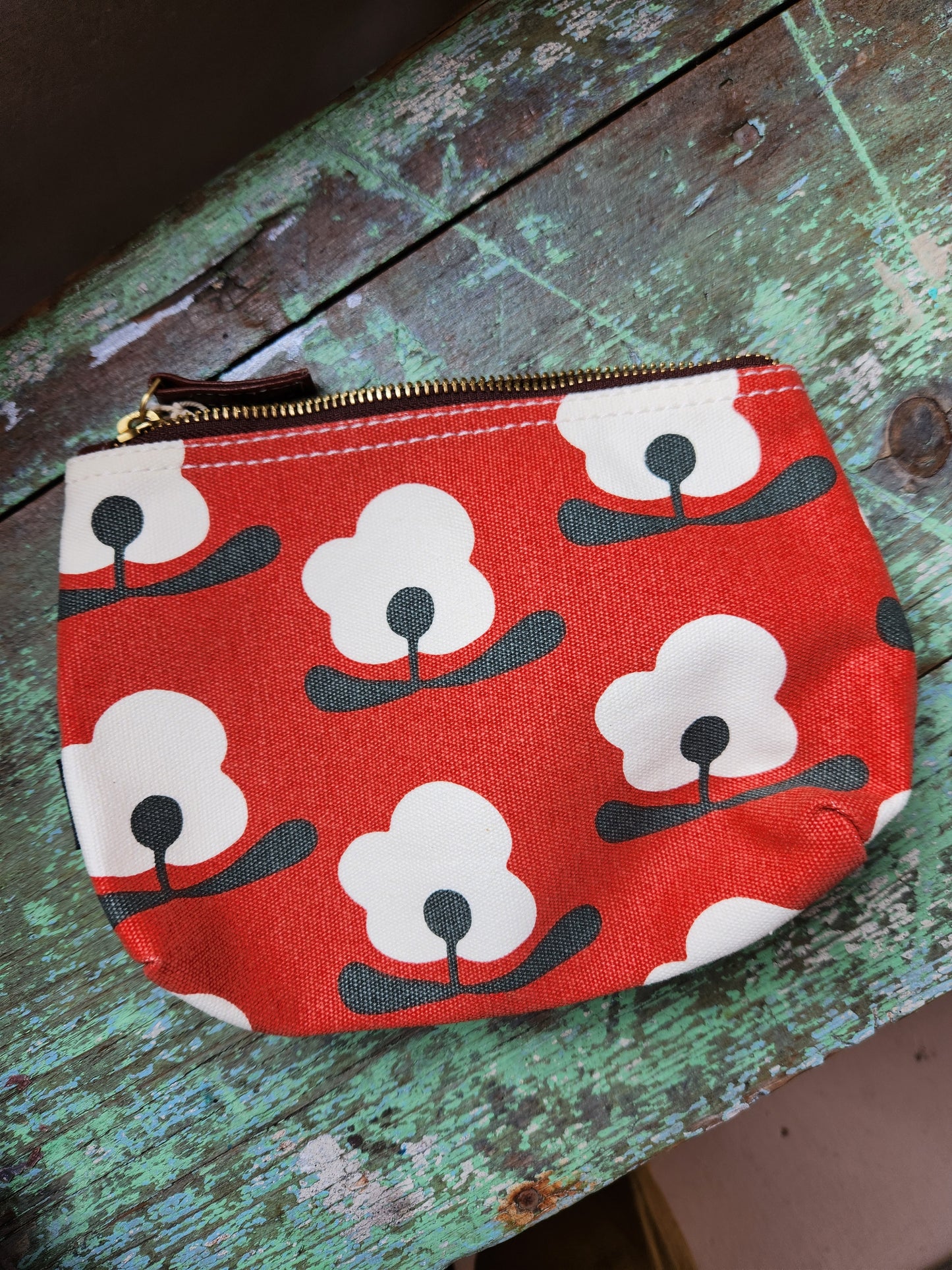 Knitting Project Bag, Medium Zipper Pouch, Enid