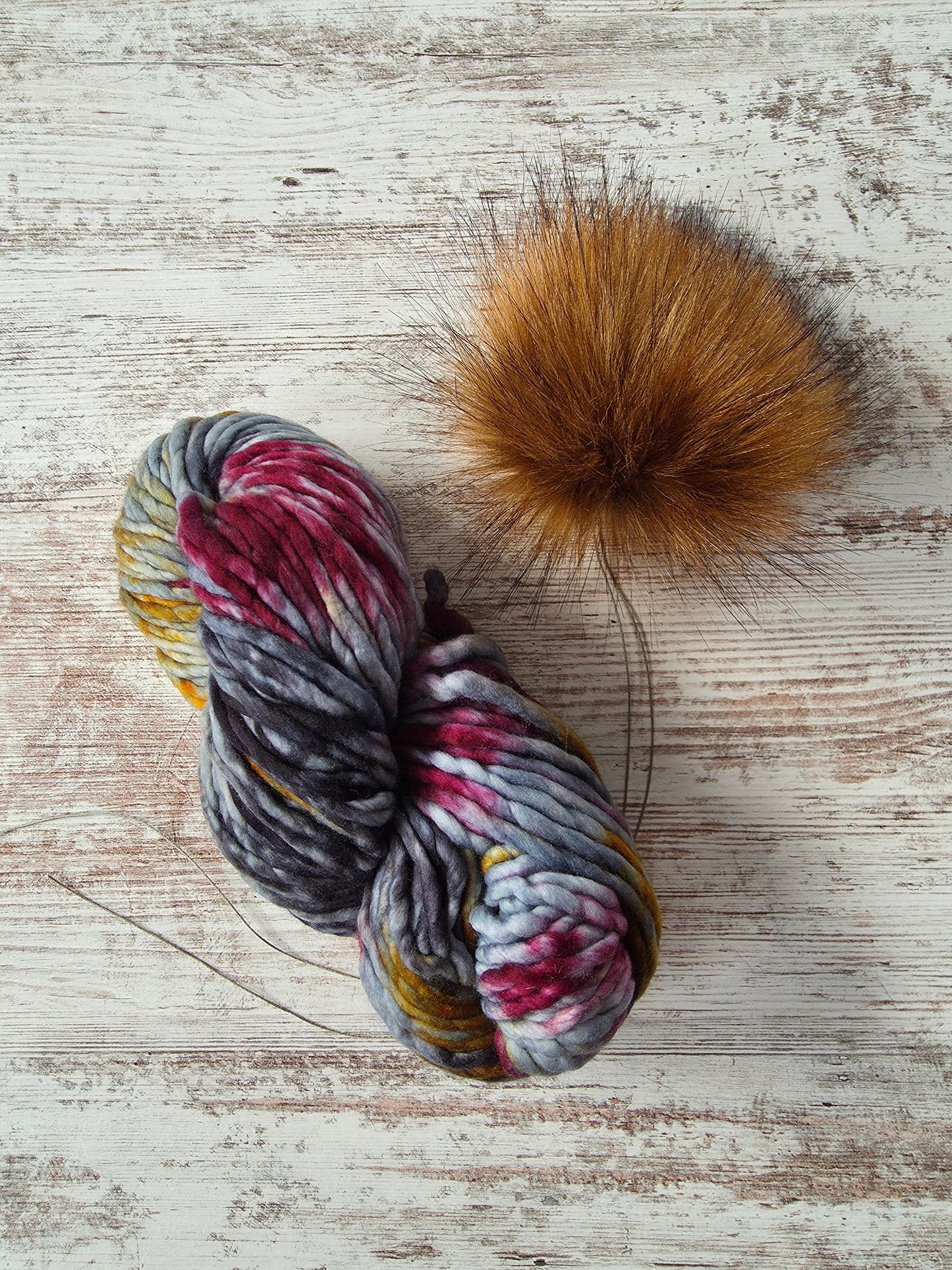 Yarn and Pom Bundle | Malabrigo Rasta | Tundra