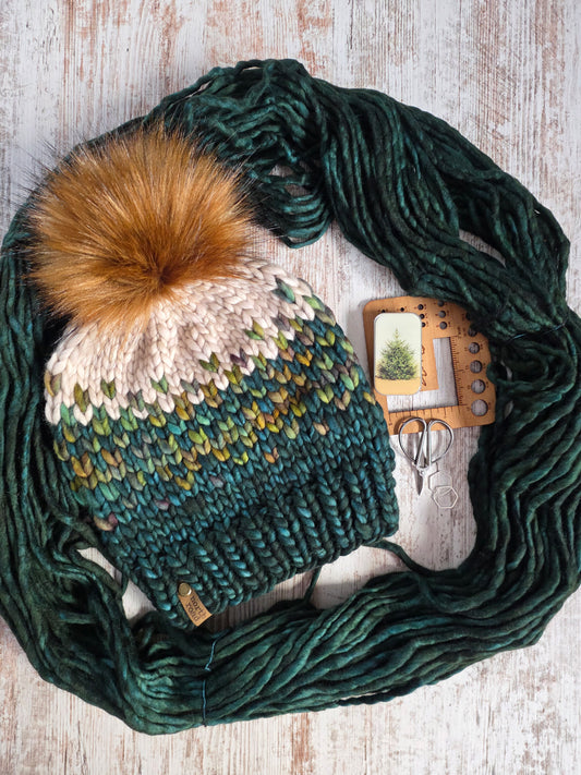 Merino Wool Pom Hat