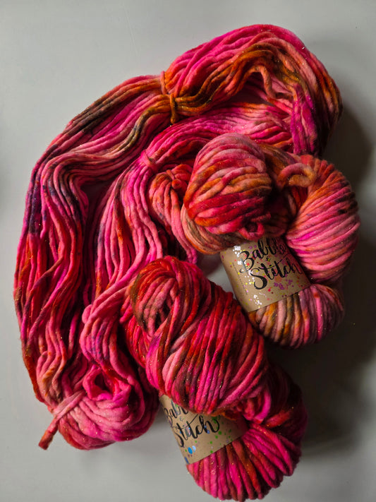Babble and Stitch Yarn | Super Chunky Glam | Cosmic Cassidy