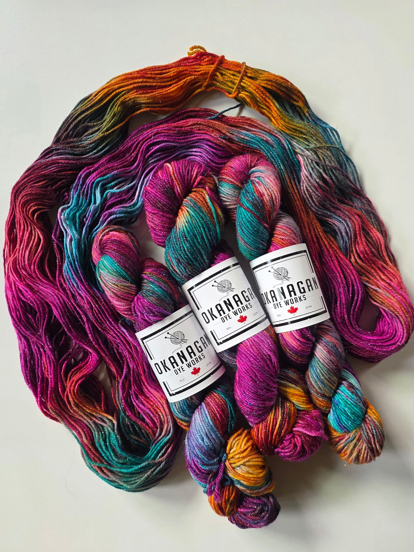 Okanagan Dye Works | Worsted Sparkle | Unconditional Love