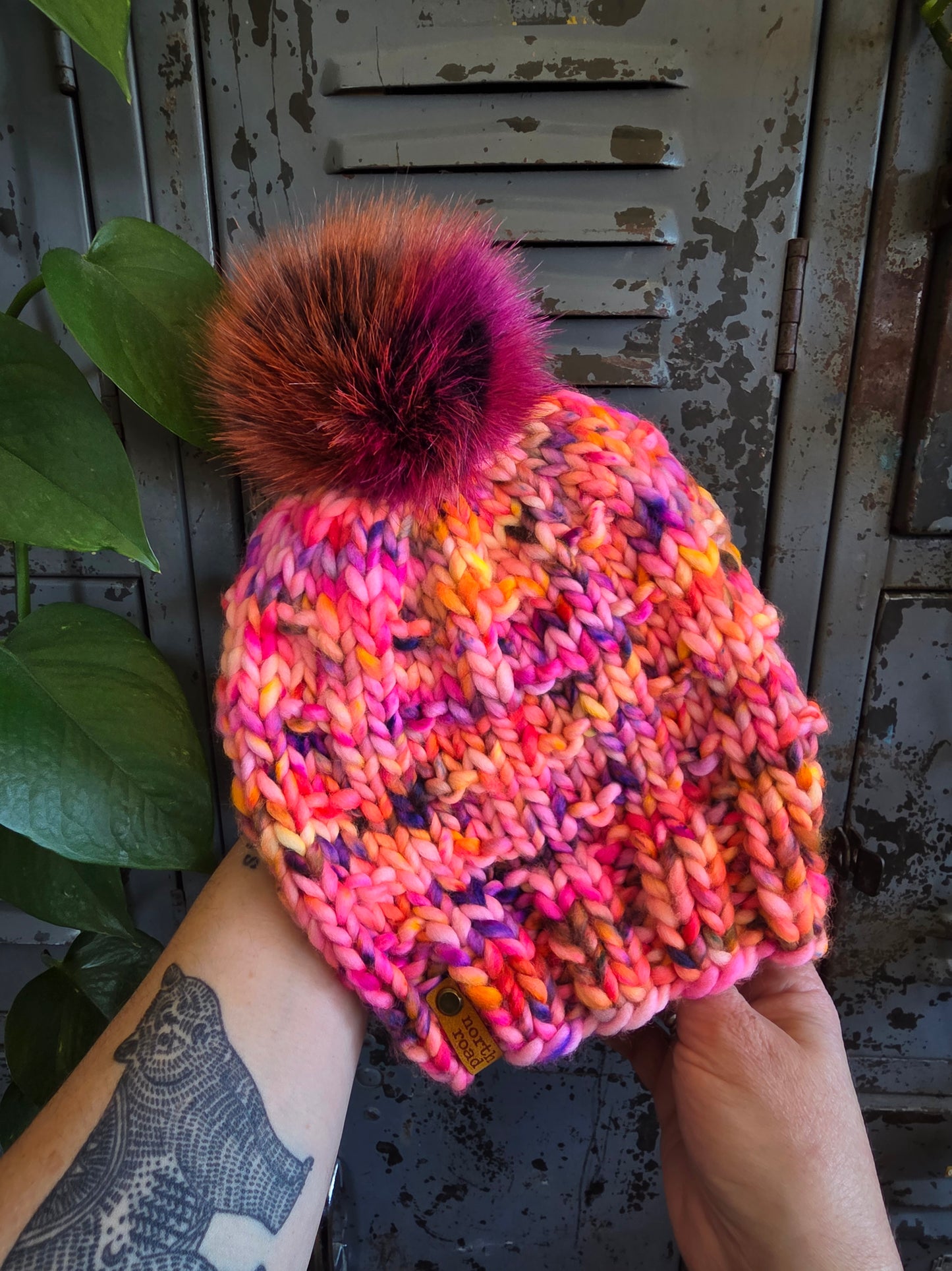 Merino Wool Pom Hat