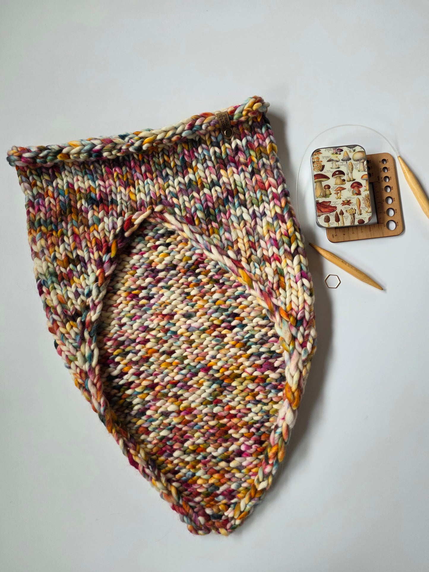 Merino Wool Bandana Cowl