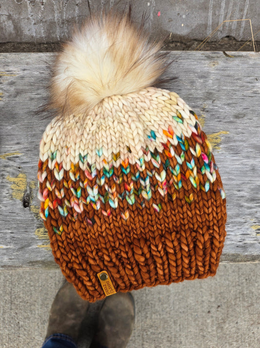Merino Wool Pom Hat