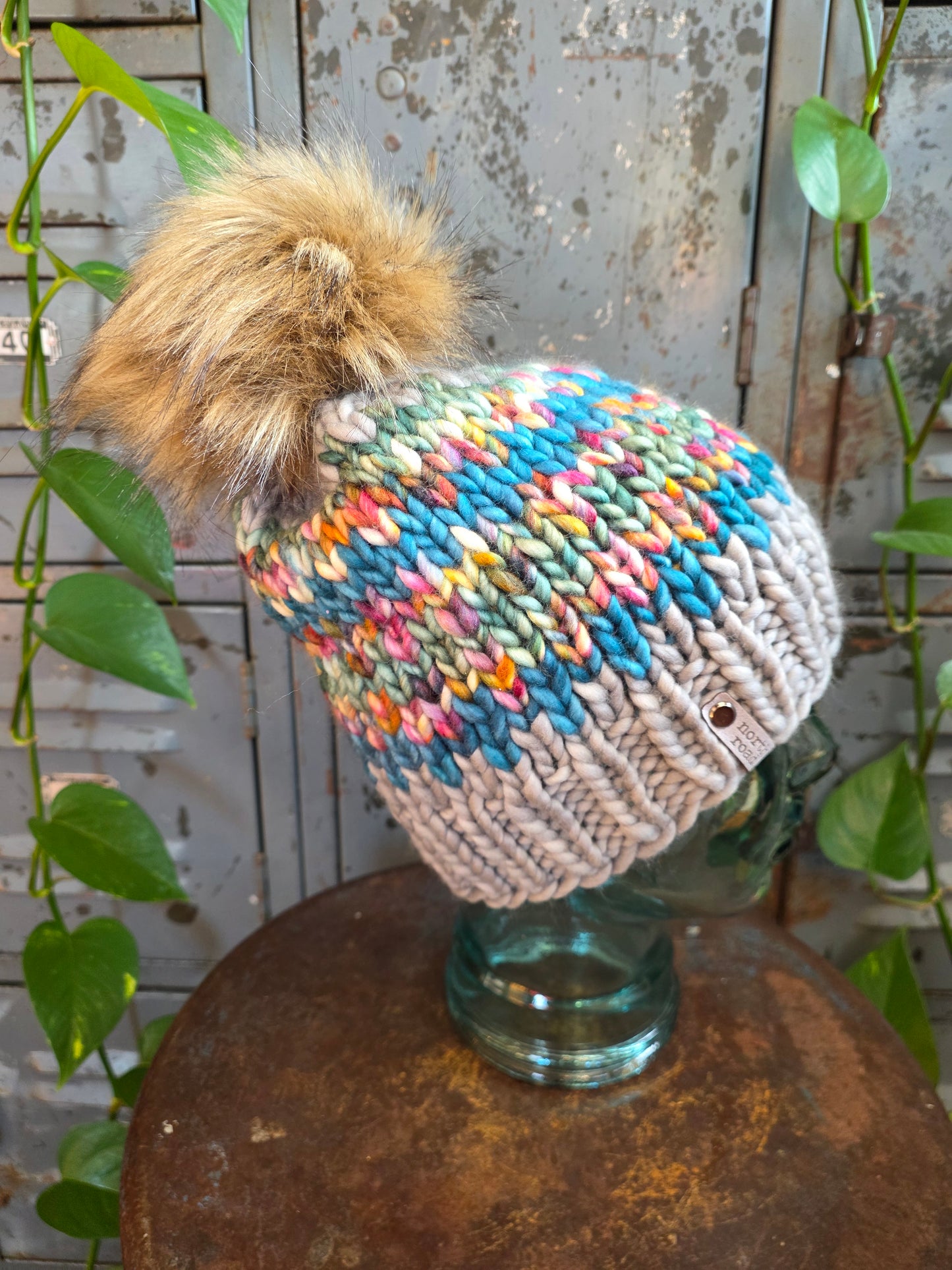 Merino Wool Pom Hat