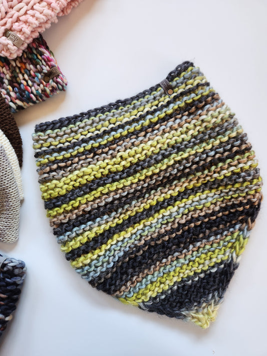 Wool Blend Bandana Cowl