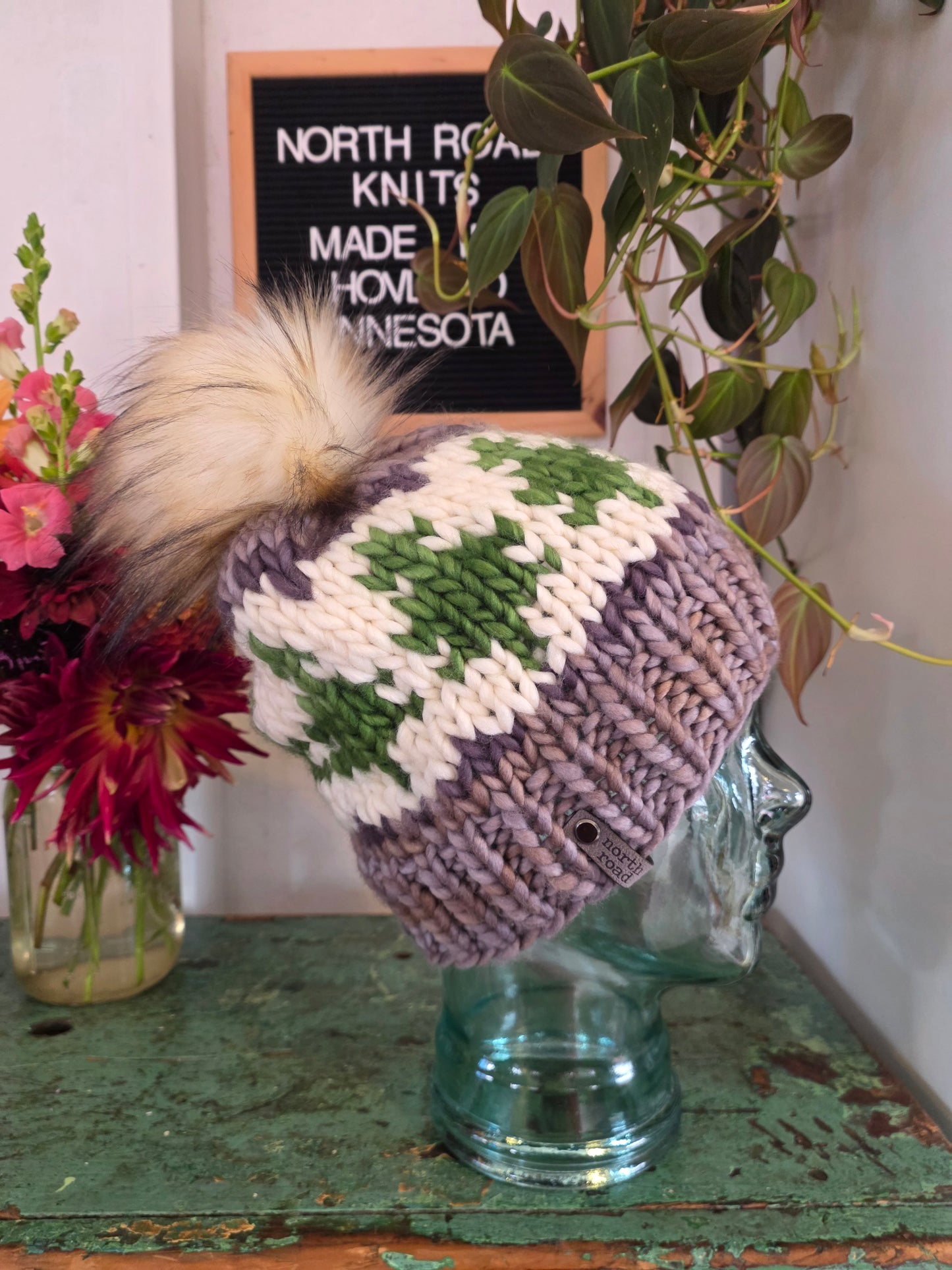 Merino Wool Pom Hat