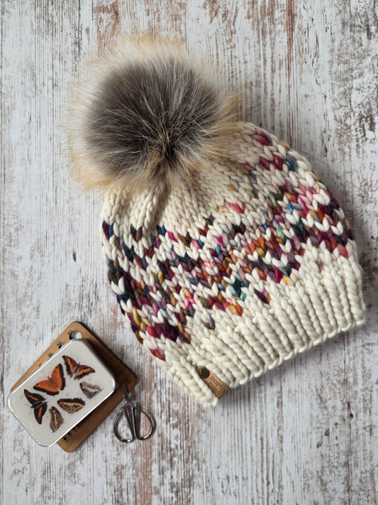 Merino Wool Pom Hat