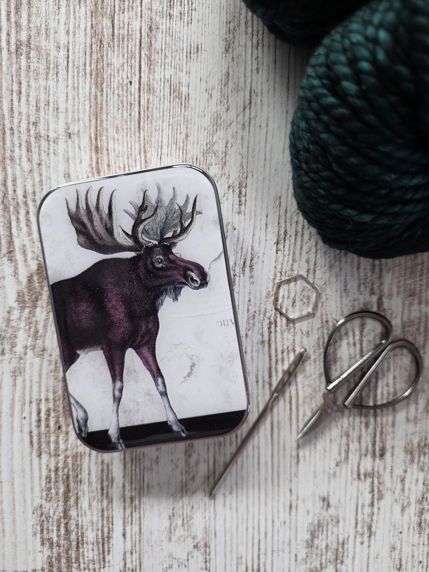 Large Moose Notions Tin