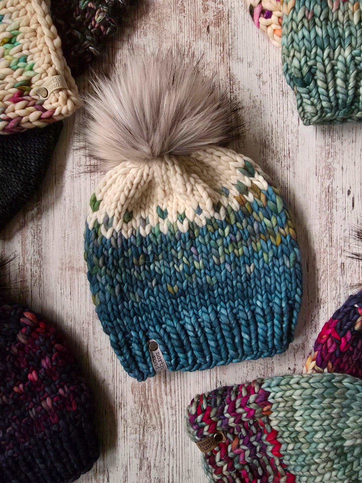 Merino Wool Pom Hat