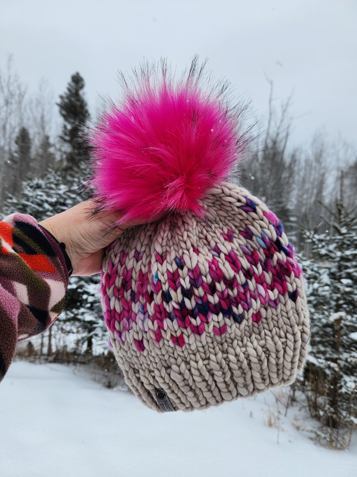 Merino Wool Pom Hat