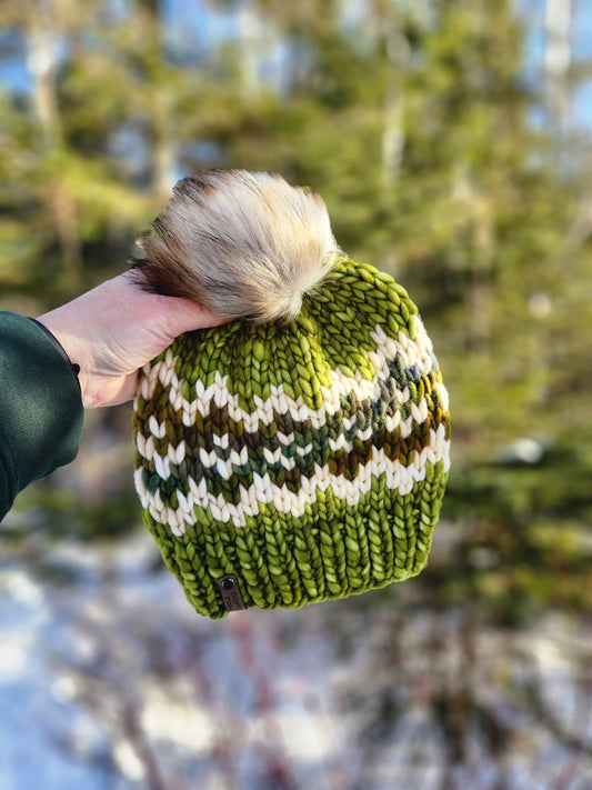 Merino Wool Pom Hat