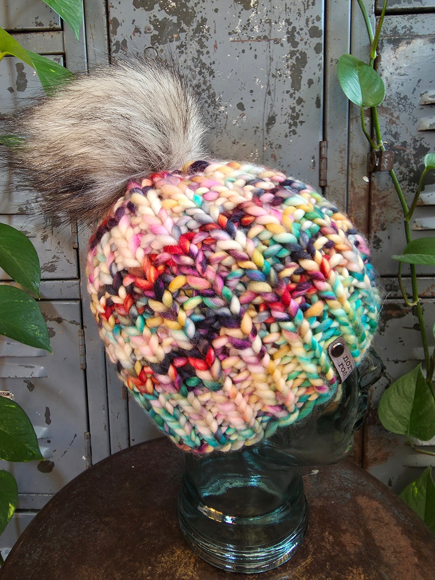 Merino Wool Pom Hat