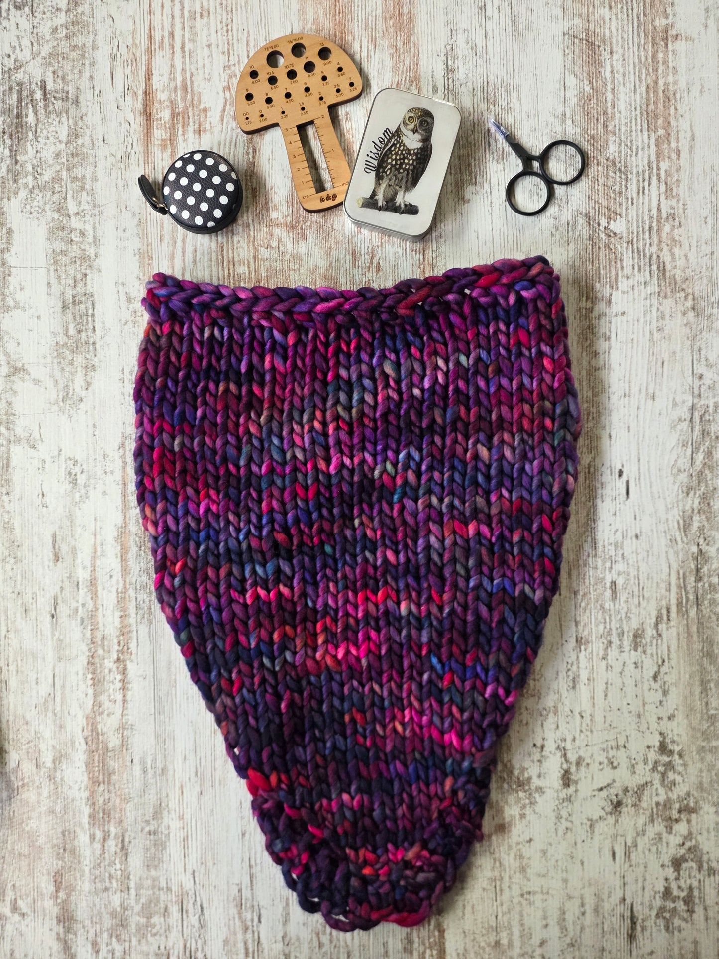 Merino Wool Bandana Cowl