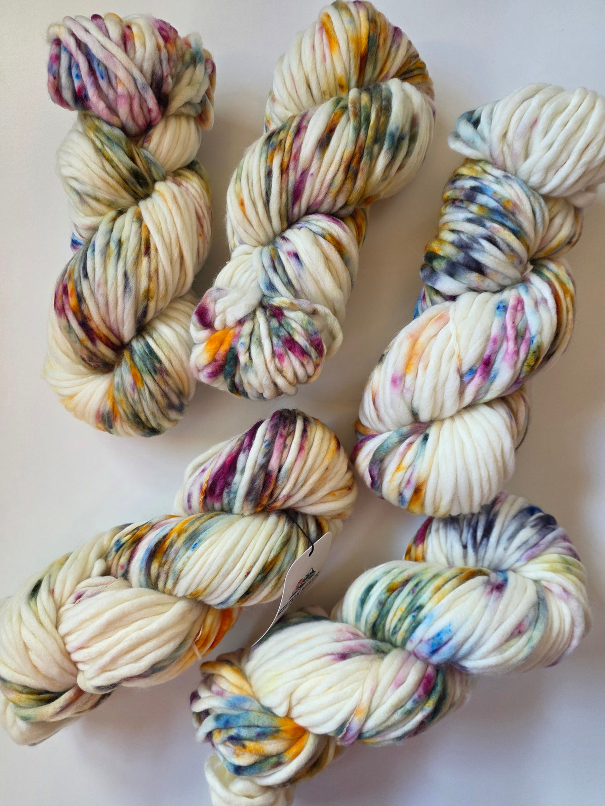 Stitch Hiker Designs Hand Dyed Yarn | Super Bulky | Dried Flowers