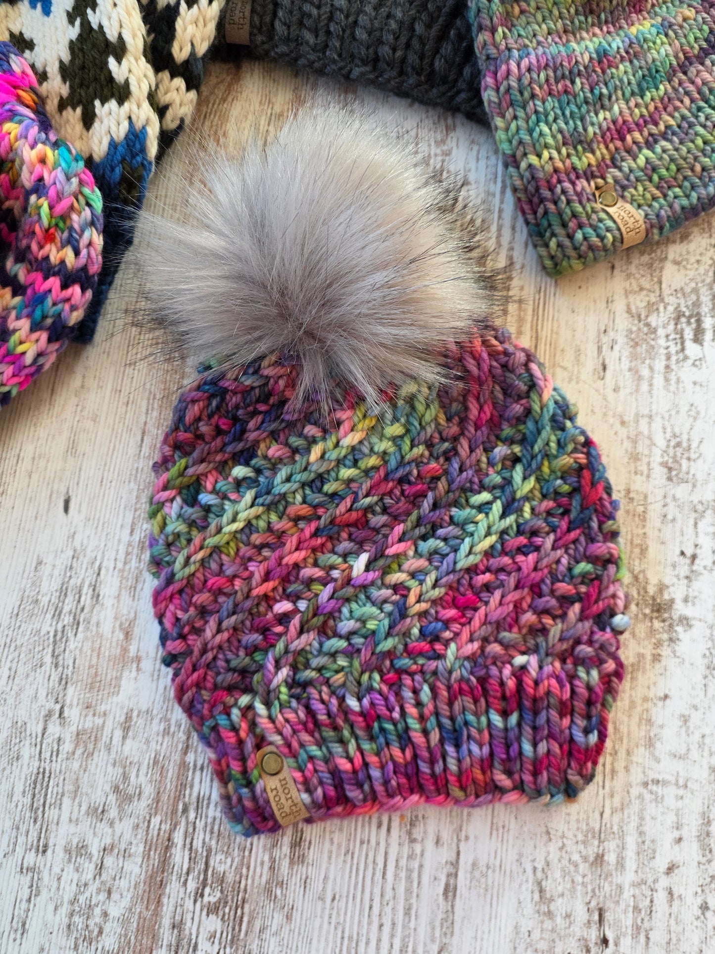 Merino Wool Pom Hat