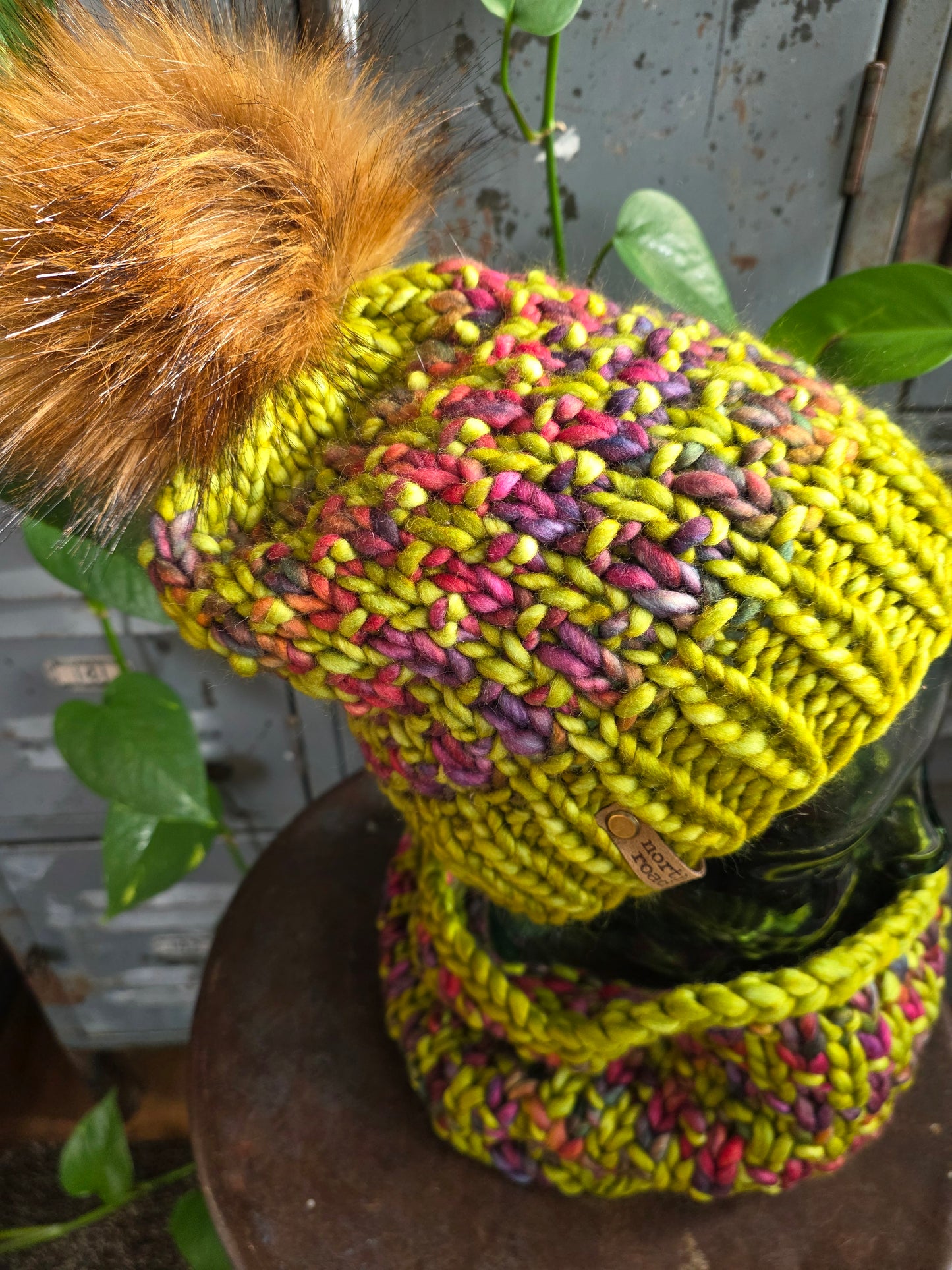 Merino Wool Hat and Cowl Set