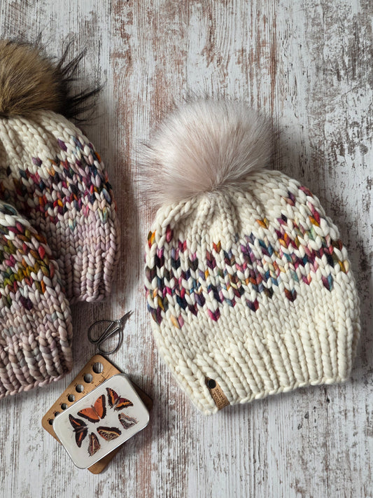 Merino Wool Pom Hat