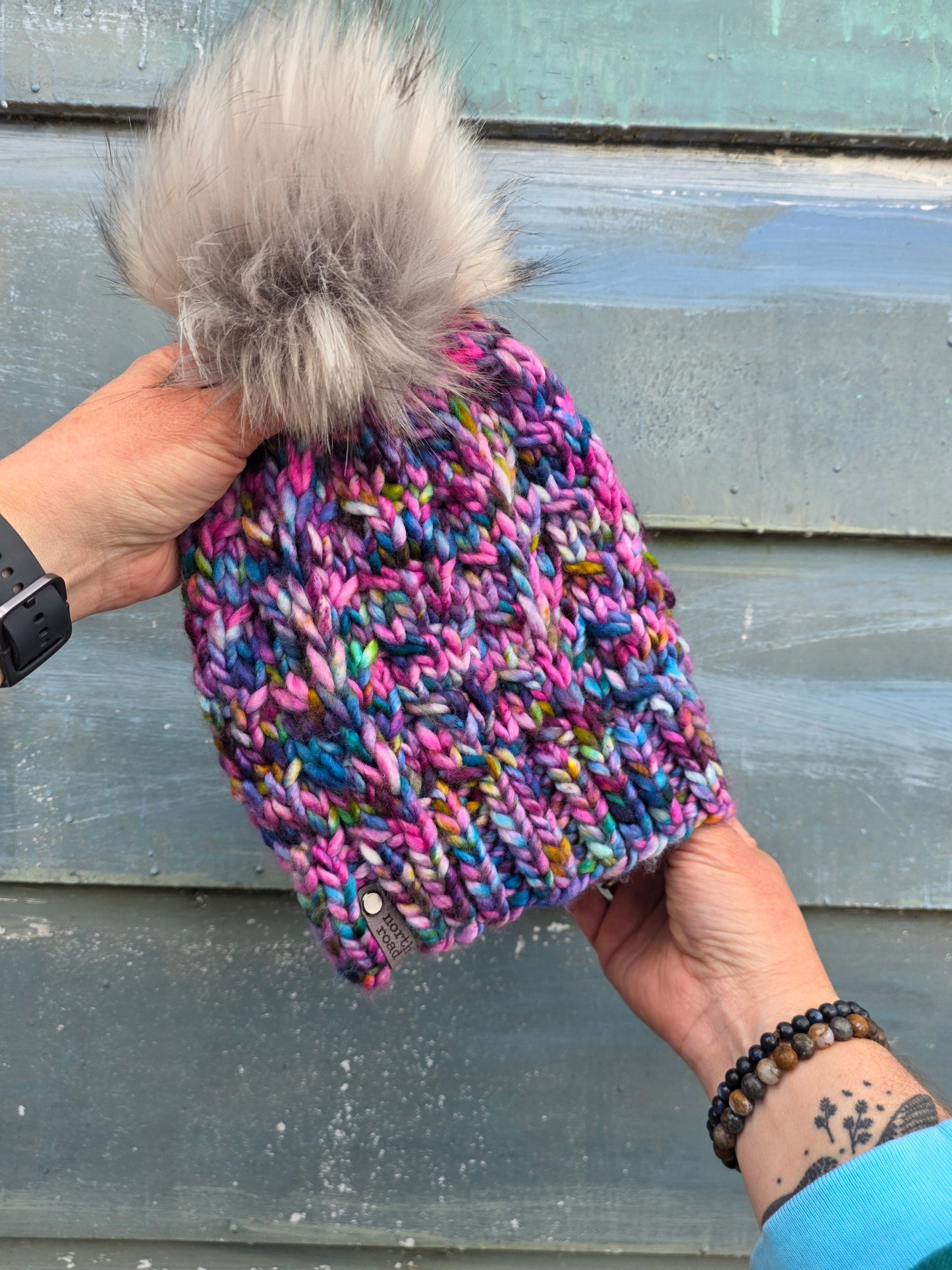 Merino Wool Pom Hat