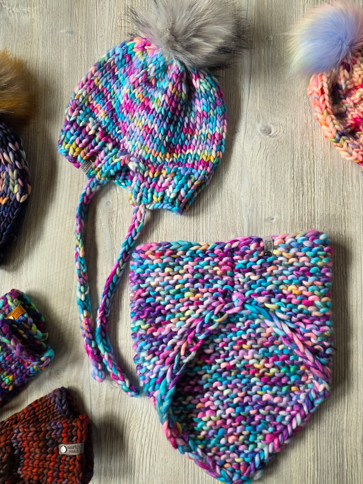 Merino Wool Hat and Cowl Set