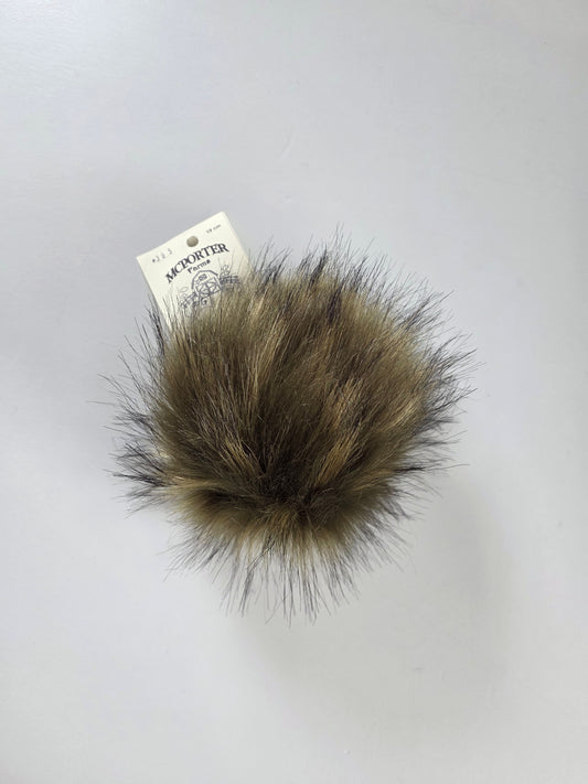McPorter Farms | Faux Raccoon Fur Pom | 305
