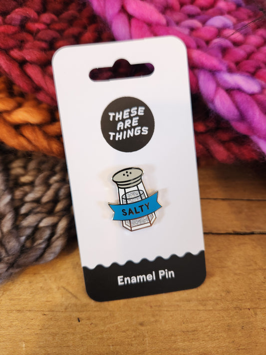 Salty Enamel Pin