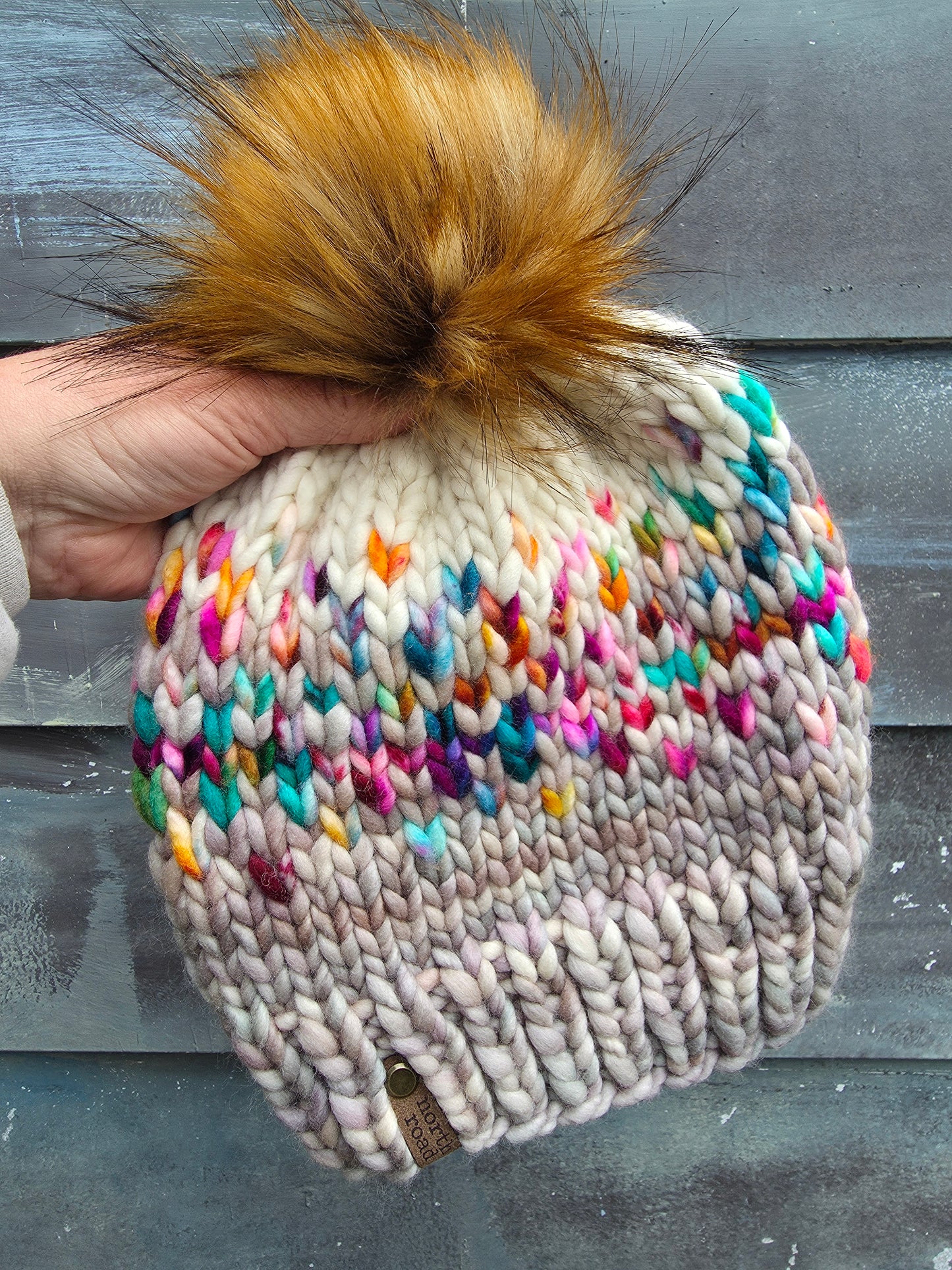 Merino Wool Pom Hat