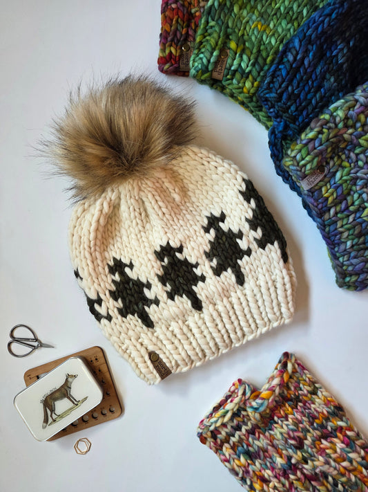 Merino Wool Pom Hat