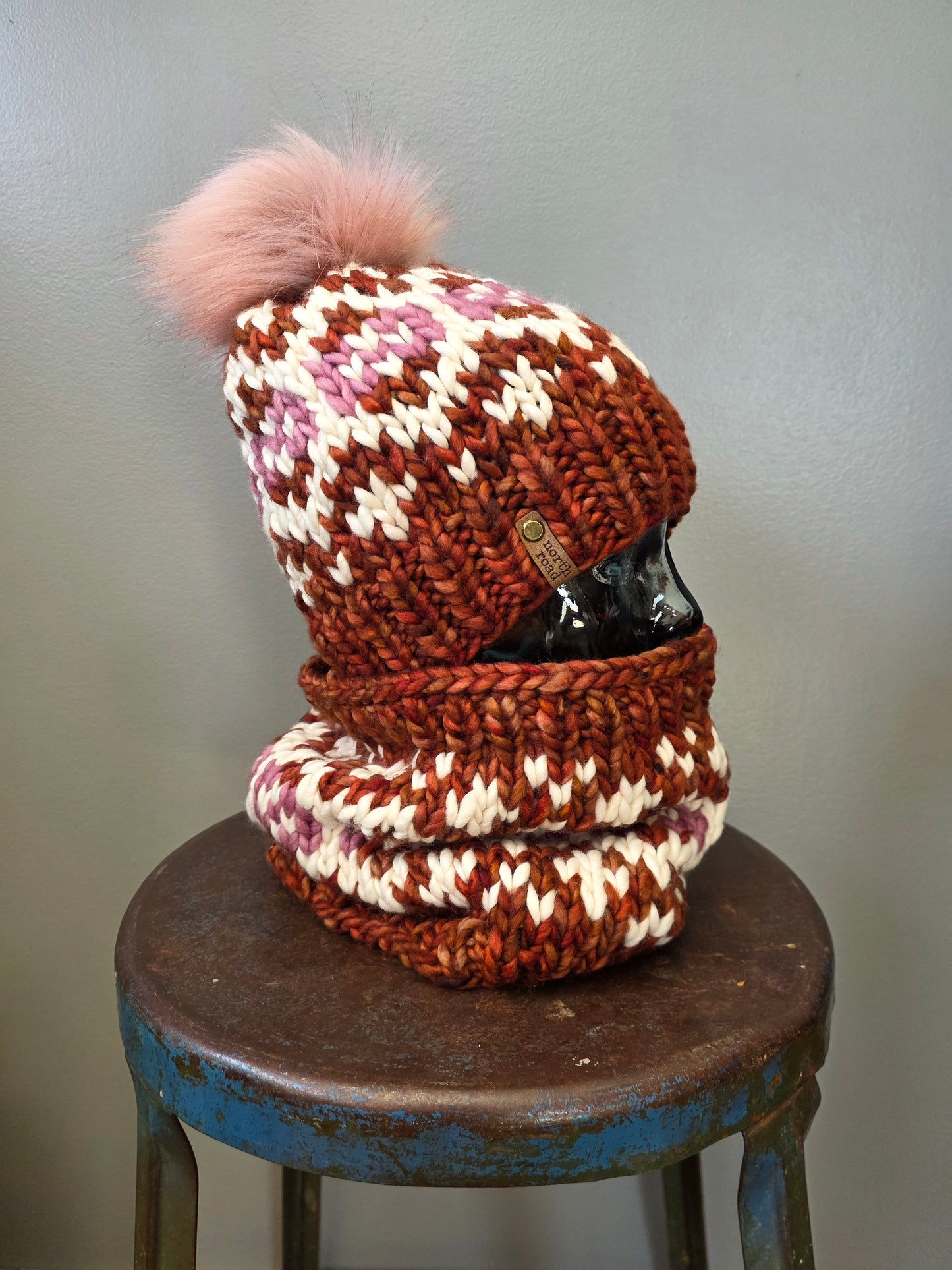 Merino Wool Hat and Cowl Set